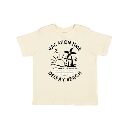

Inktastic Vacation Time in Delray Beach Gift Toddler Boy or Toddler Girl T-Shirt