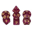 thumbnail image 1 of Polyhedral DND Dice Set, 7 Pcs DND Acrylic Dice for RPG Role Playing Table Games Tabletop Gaming Accessories, Sparkling Red, 1 of 6