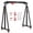 Black with Accessories, variant on Shininglove Adjustable I-Beam Crane, 1 Ton (2200 lbs) Capacity, 12-Position Height 97"-141", Portable Hoist for Workshop, Garage, Factory, Warehouse, Auto Repair