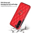 thumbnail image 3 of For Samsung Galaxy S22 5G 2022 Luxury Soft Durable Leather Case with Ring Holder Kickstand Shockproof Ring Cover, 3 of 5