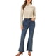 thumbnail image 2 of Camisas de botón de manga larga con pipas impresas para mujeres Inspire Chic M Caqui, 2 of 6