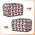 thumbnail image 3 of Haiem Rose Flowers Print Toaster Covers 2 Slice Wide Slot,Bread Dust Cover & Fingerprint Protection,Bread Machine Cover,Appliance Covers, 3 of 7