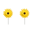thumbnail image 1 of Molino de viento de girasol giratorio colorido decoración de jardín al aire libre ( ) Amarillo, 1 of 3