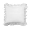 Fresh Ideas Ruffles Eyelet Collection, Pillow Shams, 1 Pack, White