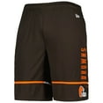 thumbnail image 2 of Men's New Era Brown Cleveland Browns Combine Authentic Rusher Training Shorts, 2 of 4