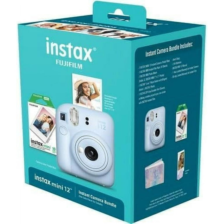 Fujifilm Instax Mini 12 Kit - Blue Bundle 2023 with Camera, Film