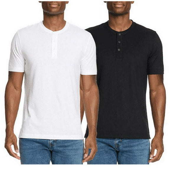 WP Weatherproof® Men's 2 Pack Short Sleeve Henley