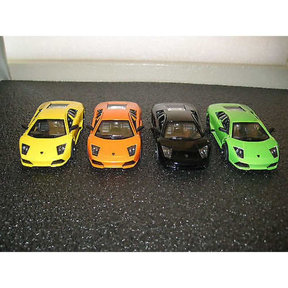 Set of 4 : 5" Kinsmart Lamborghini Murcielago LP640 Diecast Model Toy