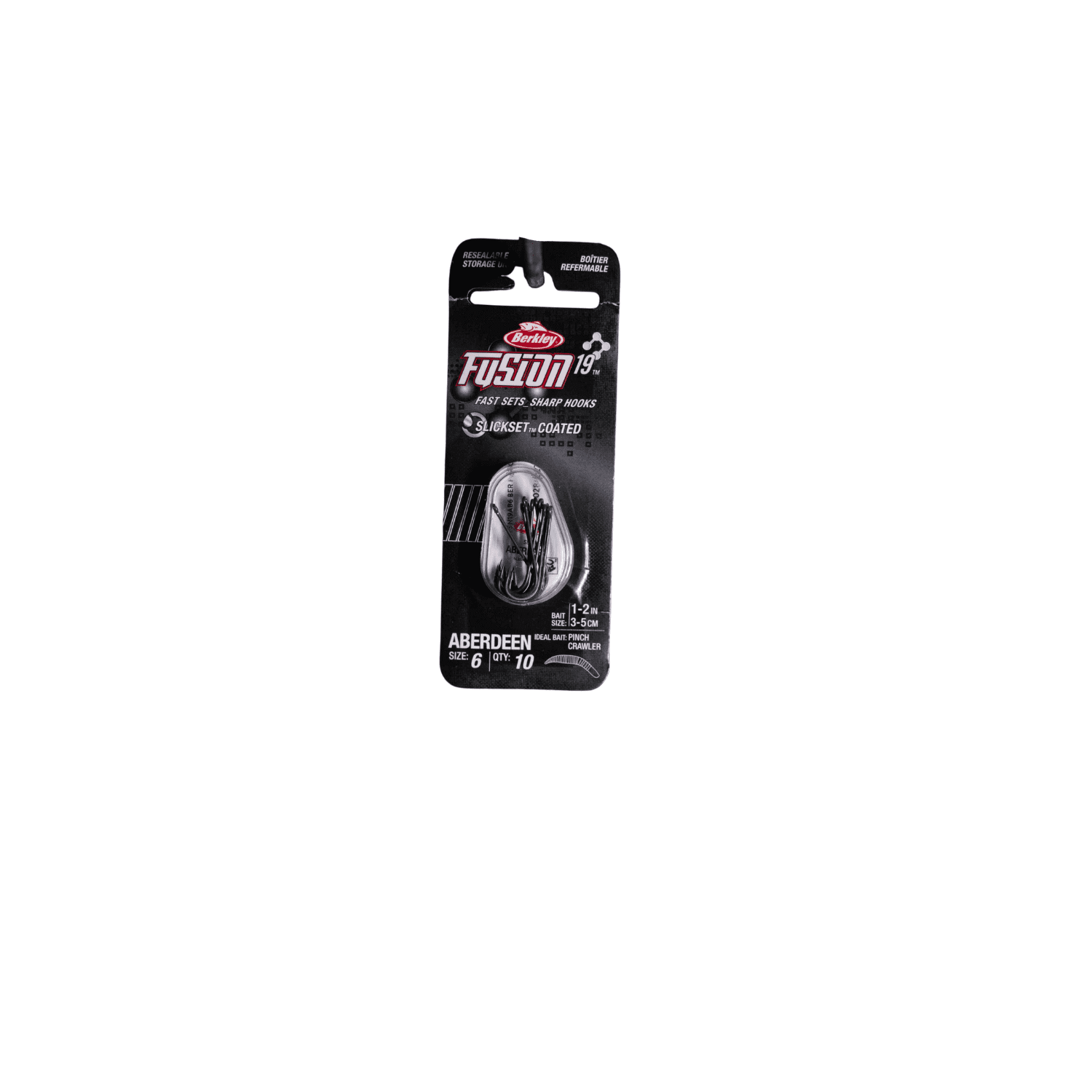 Berkley Fusion19 Aberdeen Hooks, Size 6 Long Shank Fishing Hooks