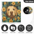 thumbnail image 5 of Yayeee Magnetic Dishwasher Cover for The Front Decoration Home Kitchen Machine Sticker Protector, Flowers and Dog, 5 of 6