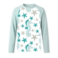 thumbnail image 3 of Tiijoy Boy's Long Sleeve Rash Guard Lightweight UPF 50+ Quick Dry Swim Shirt, Sizes 3-14, 3 of 6