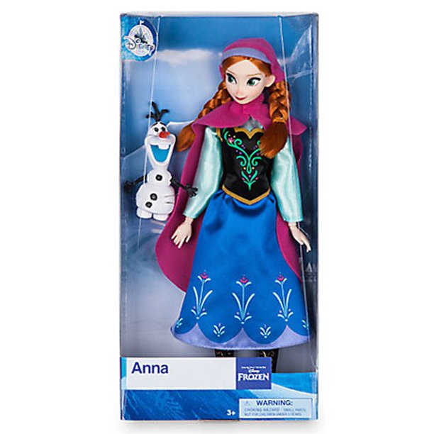 disney frozen anna doll and accessory set