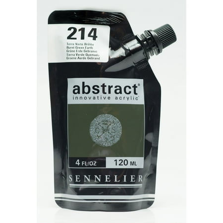 UPC: 3046450042105 | Sennelier Abstract Acrylic 120ml Satin Burnt Green Earth