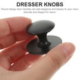 thumbnail image 3 of Guichaokj Black Self-Adhesive Brass Knobs for Dressers Cabinets 6 Pcs Zinc Alloy Kitchen Door Pull Handles, 3 of 6