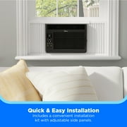 Midea 5,000 BTU Window Air Conditioner, Cools Up To 150 Sq Ft, 3 Cooling Modes, Comfortsense Remote, Black