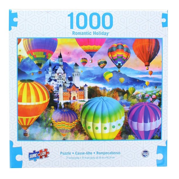 Puzzle Sure-Lox Neuschwanstein Air Balloon Festival, 1000 piezas