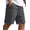 Dark Grey, variant on COOFANDY Mens Cotton Shorts Casual Classic Chino Stretch Drawstring Summer Shorts with Pockets