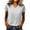 Mint Green, variant on Women's V Neck Short Sleeve T Shirt with Vertical Striped Print, Casual Fashion Top with Relaxed Loose Fit, for Summer Daily Wear or Weekend Casual Outings Mint Green M