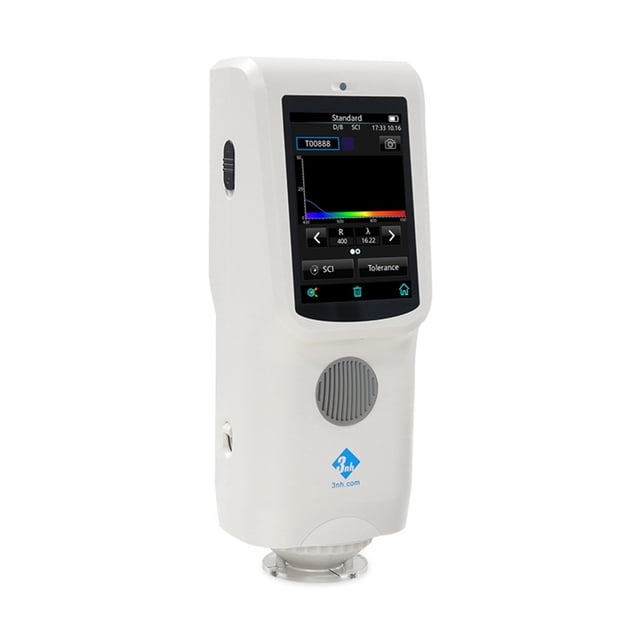 TS7036 Spectrocolorimètre Portable, Mètre de Différence de Couleur Portable, Spectrophotomètre à Fluorescence Mesurable avec Écran LCD, Haute Précision