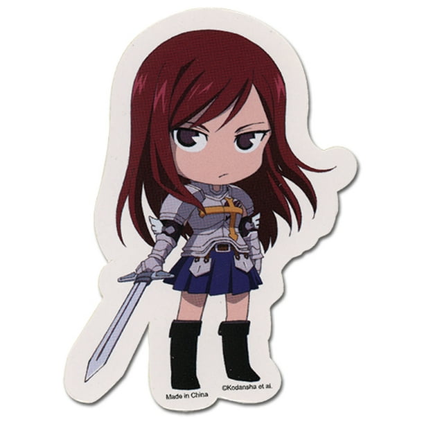 Sticker Fairy Tail New SD Erza Chibi Toys Gifts Anime Licensed