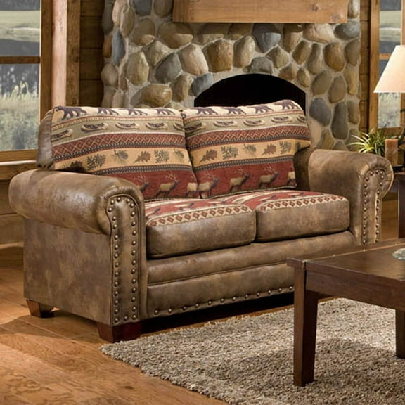 Luxury Loveseat Sofa - Comfortable Seating for Living Room, Den, or Bedroom