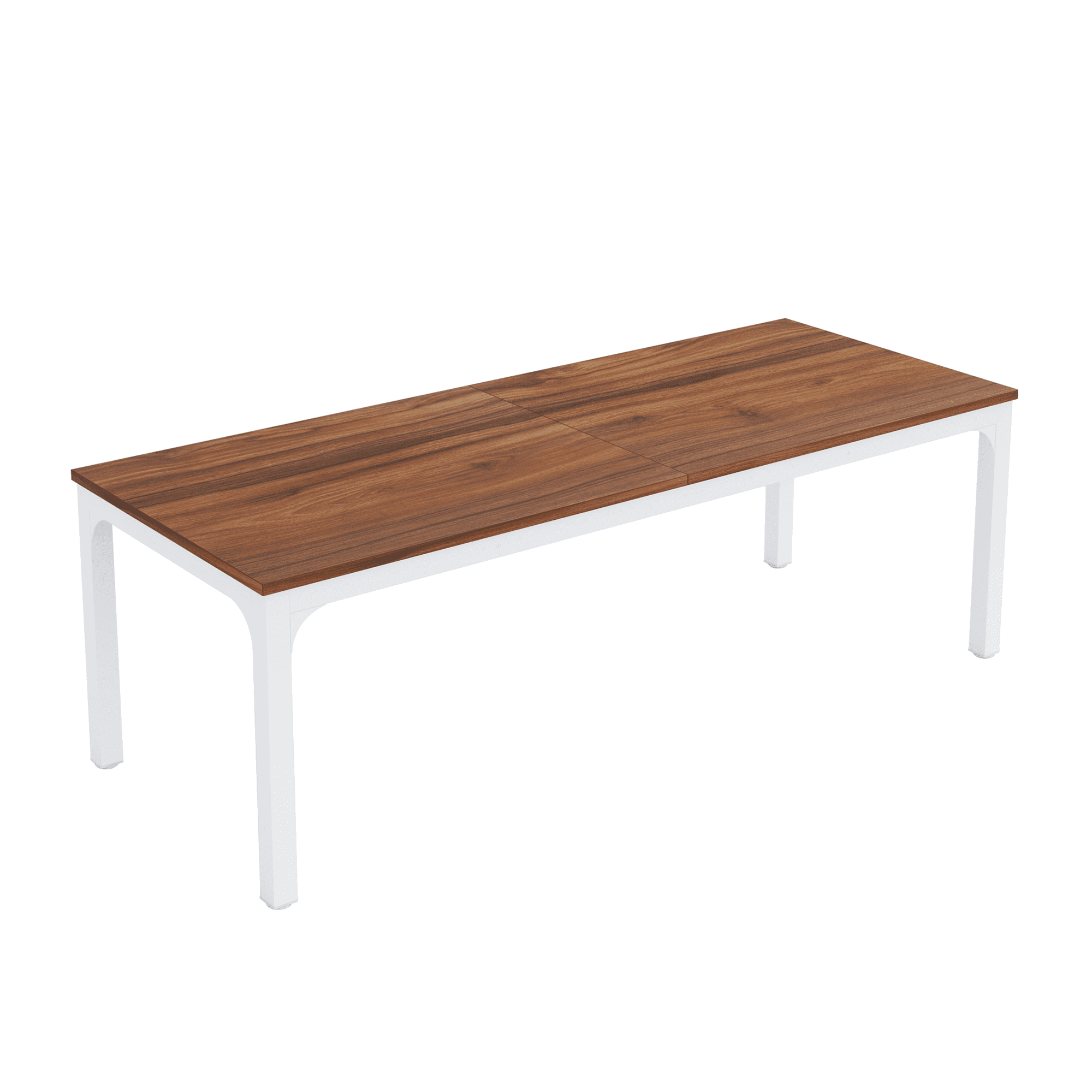 MAYEERTY 78.7 Inch Dining Table, 6-8 Seater Rectangular Table with 25mm MDF Board & Heavy Duty Metal Frame