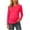 Hot Pink, variant on Long Sleeve Maternity Tee Women Crewneck Tunic Tops Solid Casual Basic Pregnancy Tee Soft Mama Fall Clothes Gray Large