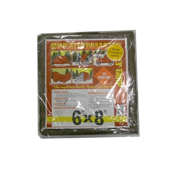 Dize CB0810 8 x 10 ft. Tan Canvas Tarp