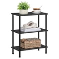 thumbnail image 5 of HOOBRO 18.9 Inches Narrow Side Table, 3-Tier Slim End Table No Tools Needed, Twist-On Assembly, Skinny Nightstand Sofa Storage Shelf for Living Room, Bedroom, Black BK48BZ01, 5 of 11