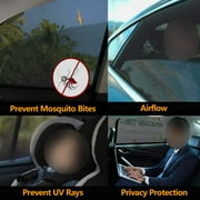 IC ICLOVER Universal Fit Car Side Window Sun Shade [44.5 x 20.9] Rear and Front Car Windows Conveniently Install Shades the Sun Rays for Kids [2 Pcs]