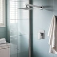 thumbnail image 2 of Single Handle Square 1-Spray Shower Faucet 1.8 GPM with 15 in. Shower Arm and Pressure Balance, 2 of 6