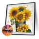 thumbnail image 1 of Cuadros Decorativos Girasol 5D bricolaje taladro completo diamante pintura bordado kits punto de cruz Sywqhk Nuevos Originales, 1 of 1