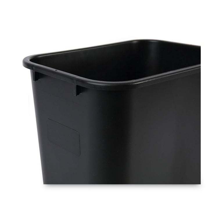 Boardwalk Soft-Sided Wastebasket 28qt Black 28QTWBBLA - Walmart.com