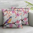 thumbnail image 3 of Leisuo Throw Pillow Covers Pillow Cases Square Decorative Pillow Covers Soft Cushion Covers for Couch Sofa Bed Home Farmhouse Living Room Decoration Pillowcases White, 3 of 5