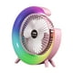 thumbnail image 4 of Mini ventilador de refrigeración con 5 modos de luz, inclinación ajustable de 180 degree, viento fuerte, 3 velocidades rosa, 4 of 9