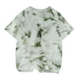 thumbnail image 3 of breaise Kids Tie Dye Shirt Children Hippies Senior Tie-Dye Tee Tshirt Short Sleeve Crewneck Shirts Summer Performance Tshirt Tops for Boys' Girls', 3 of 5
