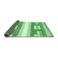 thumbnail image 2 of Ahgly Company Indoor Rectangle Solid Emerald Green Modern Area Rugs, 8' x 12', 2 of 4