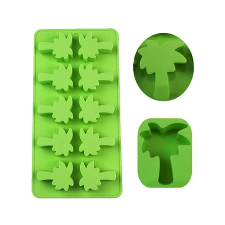 

asdoklhq Kitchen Clearance Under $1.50 Hawaiian Tropical Themed Ice Mould Tray Summer Silicone Molds for Chocolate