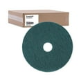thumbnail image 2 of Boardwalk Standard Heavy-Duty Scrubbing Floor Pads 18" Diameter Green 5/Carton 4018GRE, 2 of 6