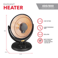thumbnail image 4 of Perfect Aire Oscillating Radiant Dish Heater, 4 of 8