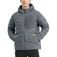thumbnail image 3 of Men's Down Jacket hooded Water Resistant 5 Pockets Hooded Puffer Jacket Lightweight, 3 of 7