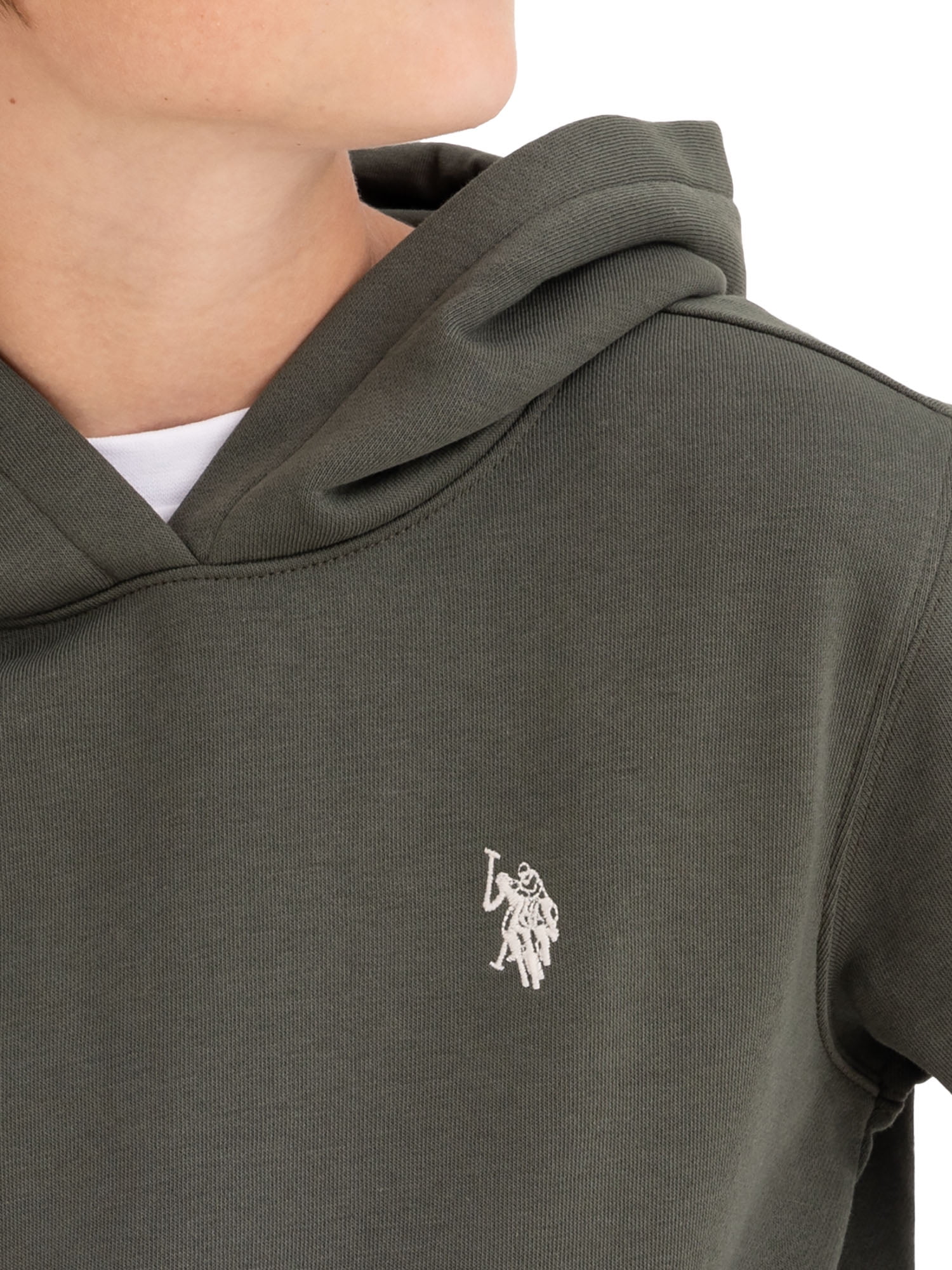 U.S. Polo Assn. Boys Fleece Pullover Hoodie, Sizes 4-18