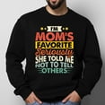 thumbnail image 2 of Mother's Day Design Plain Black Long Sleeve T-Shirts, Men’s Layering Basics,Sizes S-2XL, 2 of 5