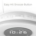 hOmeLabs Sunrise Alarm Clock Digital LED Clock with 6 Color Switch
