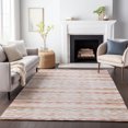 thumbnail image 6 of Addison Rugs Mayfield Washable Coastal Ribbons Peach Rectangle Rug, 5' x 7'6", 6 of 6