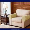 thumbnail image 5 of Armrest Covers 2Pcs Stretch Fabric Anti-Slip Sofa Arm Chair Slipcovers Furniture Protectors For Recliner Loveseat, Thickened Soft Material With Adjustable Stretch Size, 5 of 9
