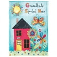 thumbnail image 3 of Grandkids Spoiled Here Pink House 8 x 19 Large Polyester Outdoor Hanging Garden Flag, 3 of 3