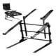 thumbnail image 1 of Soporte Portátil Doble para Laptop Pyle, Mesa Elevada con Altura Ajustable, Diseño Ergonómico y Puntas Antideslizantes para Mezclador DJ, Equipos de Sonido, Estación de Trabajo, Juegos y Uso en Casa, 1 of 7