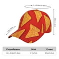 thumbnail image 2 of KLL Tortilla chips Pattern Baseball Caps for Outdoor Sports,Golf Dad Hat Fashion Casual Outdoor Caps Adjustable Fit Men Women, 2 of 6