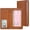 Brown, variant on Checkbook Cover with Zipper Pocket & RFID Blocking - Checkbook Covers for Personal Checkbook,  PU Leather with Reinforced Backing, - Check Book Covers for Women & Men